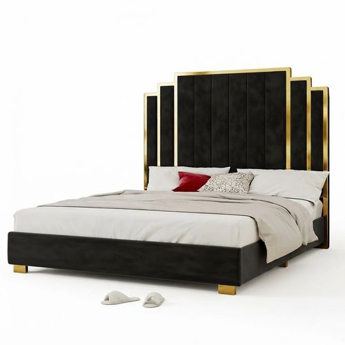 YUMPIE 61-Inch King Platform Bed Frame